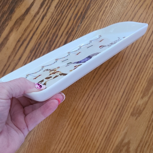 ๐50% OFF๐๐NWOTโผ๏ธ Milly Green British Design Snack Plate - Picture 5 of 10